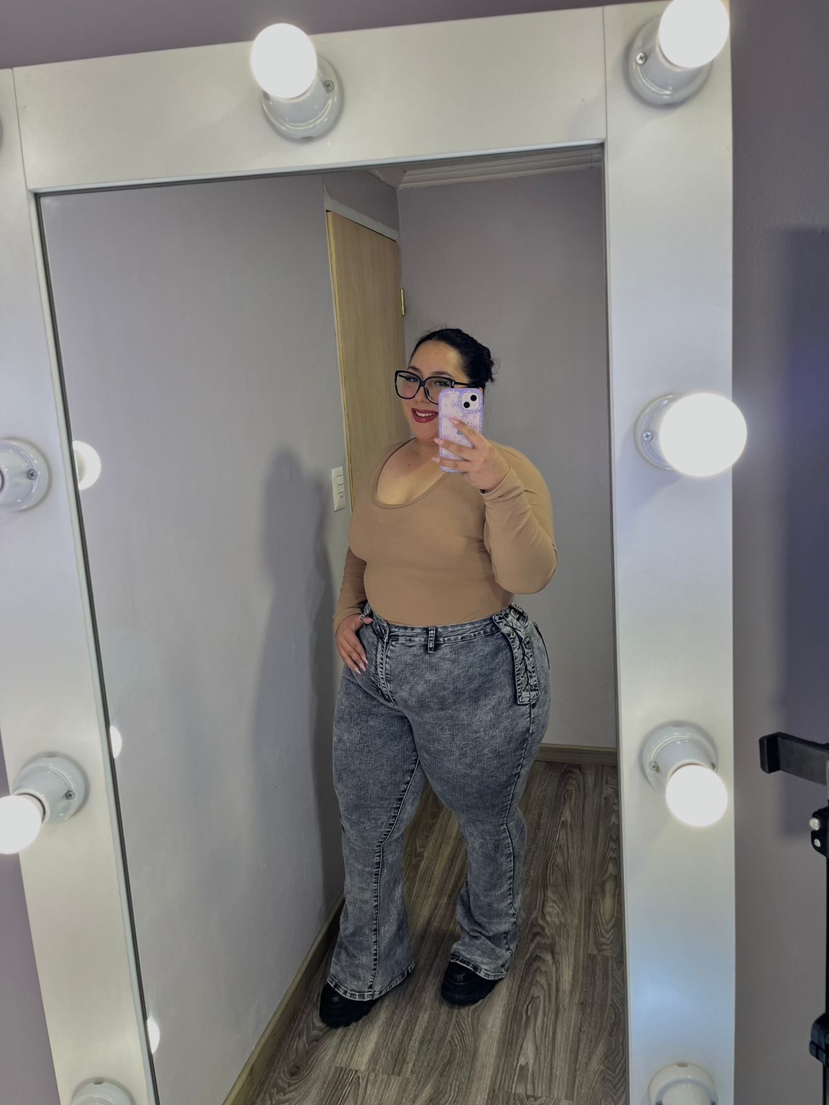 JEANS TRENZADO GREY